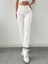 Kadın Mom Fit Jeans Kot Pantolon Beyaz 2