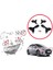 BHL574 Citroen C4 Mk2 B7 Nc 2009-2018 Ds4 Mk1 Nx 2010-2015 6212H1 Için Sağ Sol Ön Far Ayak Tamir Seti 3