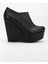 Gloria Siyah Cilt Dolgu Taban Platform Bot 12 cm 3
