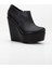 Gloria Siyah Cilt Dolgu Taban Platform Bot 12 cm 4