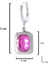 316L Çelik Pembe Taşlı Fantezi Küpe UNK-562 3