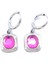 316L Çelik Pembe Taşlı Fantezi Küpe UNK-562 4