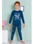 Erkek Çocuk Dinazor Desenli Uzun Kollu Pijama Takımı 2