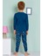 Erkek Çocuk Dinazor Desenli Uzun Kollu Pijama Takımı 3