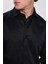 Slim Fit Dar Kesim Uzun Kollu Önden Kulplu Düz 4 Mevsim Erkek Gömlek 3