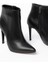 VRT-4802 Siyah Yüksek Ince Topuklu Fermuarlı Kadın Bot 4