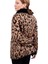 22288 Leopar Yakası Kürklü Hırka Siyah 5