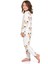 Kız Çocuk Kedi Desenli Uzun Kollu Pijama Takımı 3