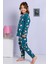 Kız Çocuk Baykuş Desenli Uzun Kollu Pijama Takımı 2