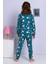 Kız Çocuk Baykuş Desenli Uzun Kollu Pijama Takımı 3