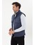 Peluş Yaka Detaylı Spor Yelek- 8090 2