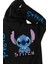 Siyah Stitch Fermuarlı Sırt Baskılı Kapüşonlu Sweatshirt 2