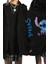 Siyah Stitch Fermuarlı Sırt Baskılı Kapüşonlu Sweatshirt 3