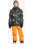 Mission Printed Youth Jk Çocuk Snowboard Ceketi EQBTJ03199-GLW8 Puzzle Camo Sea Spray 4