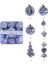 Yılbaşı Lüks Karışık Süs Set Parlak Lila 18Lİ 1