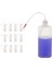 Piset 1000 ml Renkli Yıkama Şişesi Şeffaf Pe Plastik Uzun Form 12 Adetlik Toptan Set 1