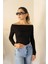 Siyah Zr Madonna Yaka Bluz 1