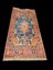 Halı Turuncu Mavi, Vintage Desenli Yıkanabilir Kaymaz Salon Halısı, Dekoratif Kilim, Halı 2
