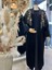 Nakışlı Abaya Standart - Siyah 1