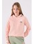 Kız Çocuk Kapüşonlu Sweatshirt 5-16 Yaş Pembe 1