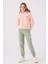 Kız Çocuk Kapüşonlu Sweatshirt 5-16 Yaş Pembe 2