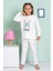 Kız Çocuk Tavşan Desenli Uzun Kollu Pijama Takımı 1