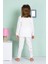 Kız Çocuk Tavşan Desenli Uzun Kollu Pijama Takımı 3