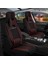 Fiat Egea Hb Uyumlu Yarı Deri Oto Koltuk Kılıfı Ön/Arka Set Prime Model Siyah-Kırmızı 1