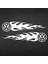 Alevli Volkswagen Sticker Volkswagen Oto Sticker Araba Sticker Alevli Oto Sticker 1