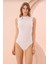 2950 Kadın Sıfır Kol Boğazlı Çıtçıtlı Body 3 Adet 1