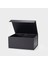 - Saklama Kutusu Büyük x l 44 x 32 x 20 cm Siyah Lamine Mıknatıslı Kapak 3