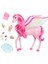 Rosa Pegasus 10 Aksesuarlı Köpek Yavrusu Dahil, Kanatlı At Oyuncağı, Işıklı ve Sesli, Sihir D 3