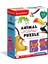 Animal Puzzle Sevimli Hayvanlar Yapboz 75043 1