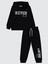 Erkek Çocuk Eşofman Takımı 10-13 Yaş Siyah 1