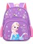 Anaokulu Sırt Çantası Karikatür Frozen Desen Açık Mavi Mor (Yurt Dışından) 1