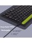Technopc Ultrapad UP918 9" Uyumlu Kablosuz Bluetooth Şarj Edilebilir Tablet Telefon Standlı Klavye - Yeşil 3