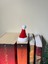 Sevimli Amigurumi Örgü Yılbaşı Noel Şapkası Kitap Ayracı,kitap Aksesuarı,kitap Severler Için Hediye 1