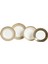 Lucky Art Isadora Bone China Porselen Gold Kenar Detaylı Klasik Yemek Takımı 67 Parça 1