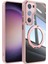 Samsung Galaxy S23 Plus Dönebilen Manyetik Kickstand Tpu+Pc Telefon Kılıfı, Lens Filmi (Yurt Dışından) 1