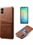 Samsung Galaxy A06 Çift Kart Yuvaları Pu Deri + Sert Pc Telefon Kapağı (Yurt Dışından) 1
