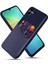 Samsung Galaxy A06 Kumaş Doku Pu Deri Sert Pc Kart Yuvası Telefon Kapağı (Yurt Dışından) 1