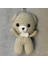 El Örgüsü Amigurumi Papyonlu Ayı Anahtarlık - Bej 3