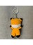 El Örgüsü Amigurumi Sevimli Tilki Anahtarlık - Sarı 3