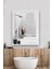 Safir Banyo Aynası, DRESUAR,60X45 Beyaz Raflı Banyo Aynası 1