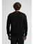 Eastsıde Siyah Bisiklet Yaka Nakışlı Loose Fit Erkek Sweatshirt 4