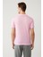 Erkek Pembe 3 Düğmeli Garment Dyed Polo Yaka Triko T-Shirt A41Y5067 4