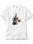 Stephen Curry Blue Silhouette Beyaz Tişört 1