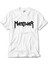 Manowar Logo Classic Beyaz Tişört 1