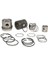 87-502907-02 Motor Piston Segman A3-A4-Passat 1.8t 96 81MM 0.50 Aeb Agu Apu Anb 1
