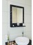 Safir Banyo Aynası Dresuar 45X60 Mermer Desen Raflı Banyo Aynası 1